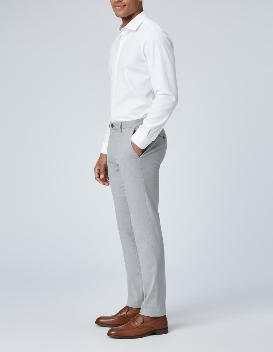 Pantalon linnenlook