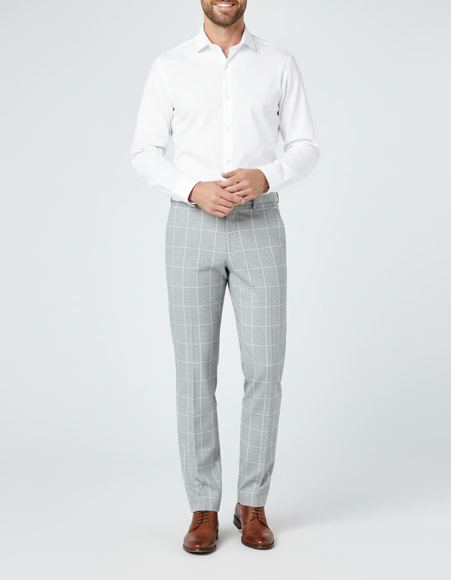 Pantalon windowpane