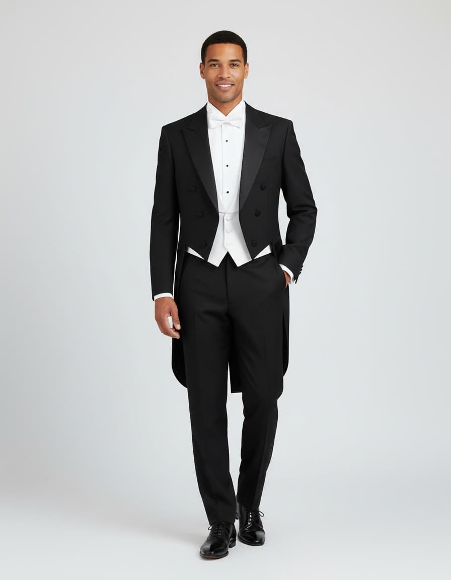Dinner Jacket Black — on model