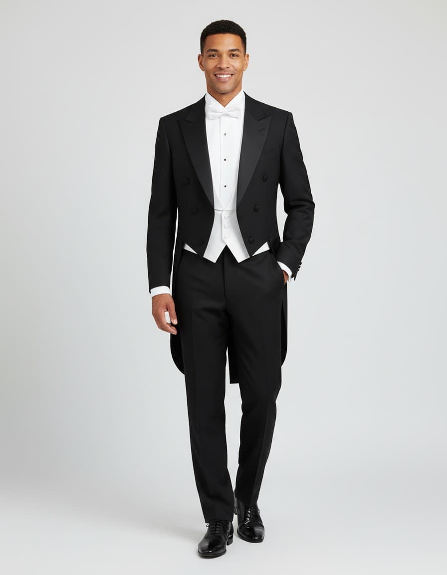 Dinner Jacket Black — on model