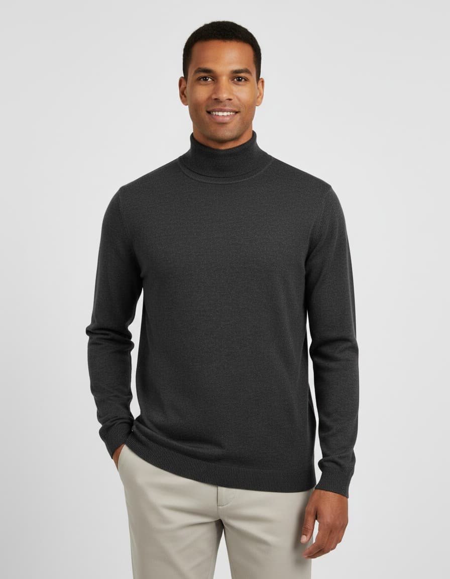 Turtle neck antra — op model