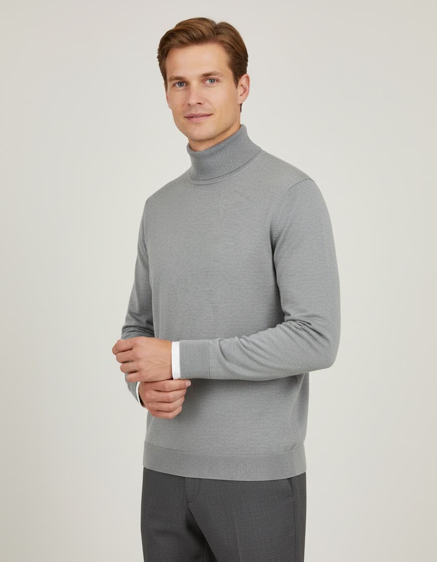 Turtle neck — op model