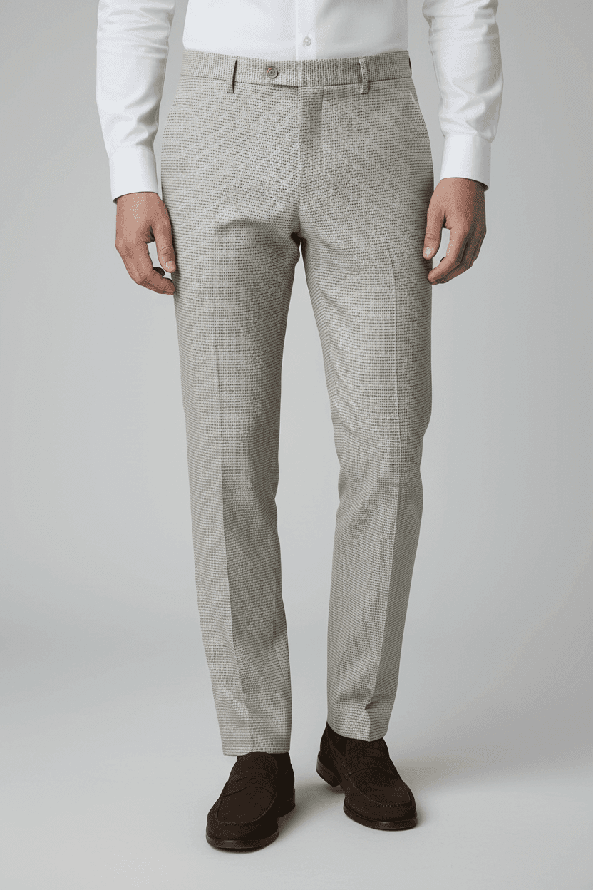 Pantalon pied-de-poule