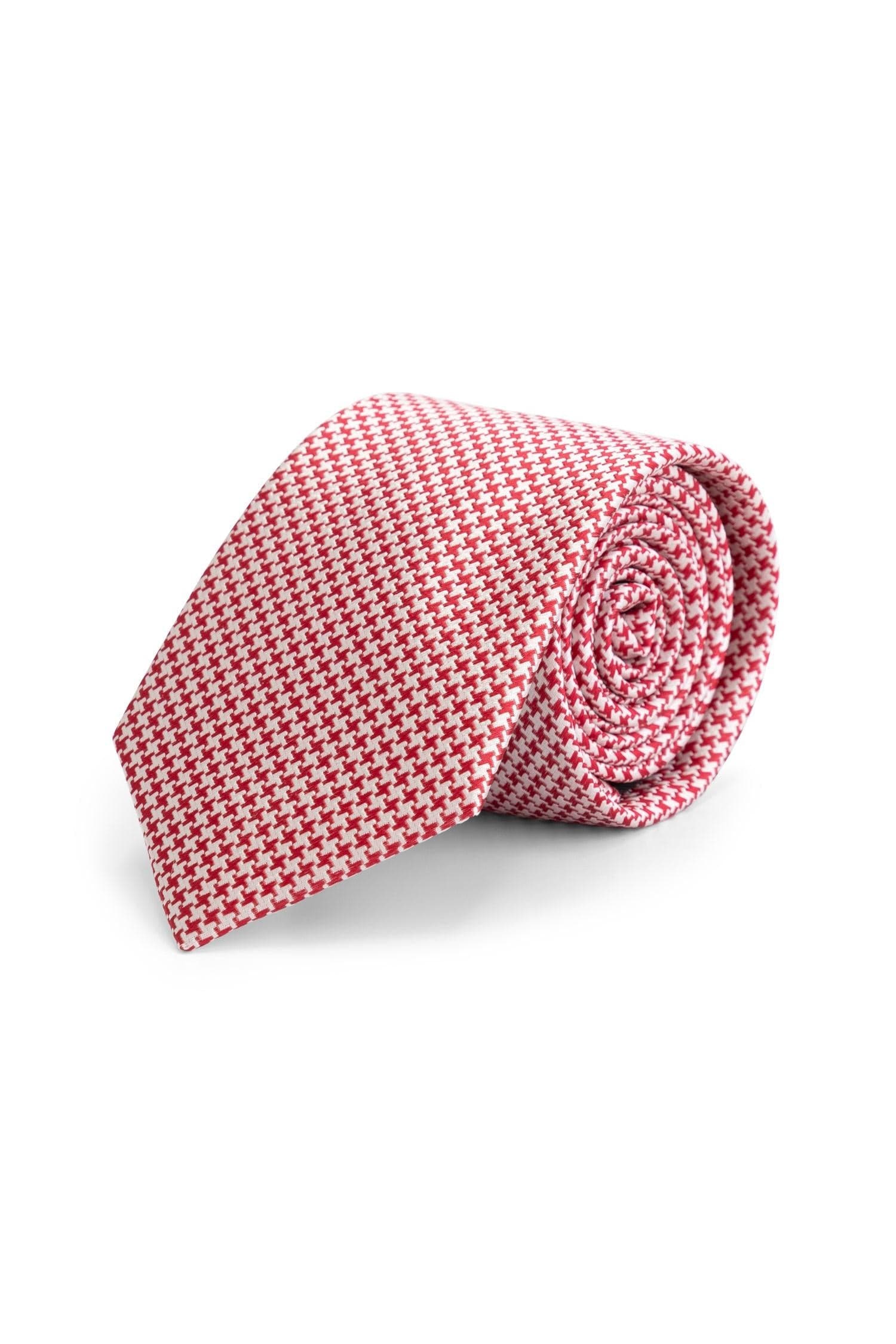 Stropdas zijde Rood
