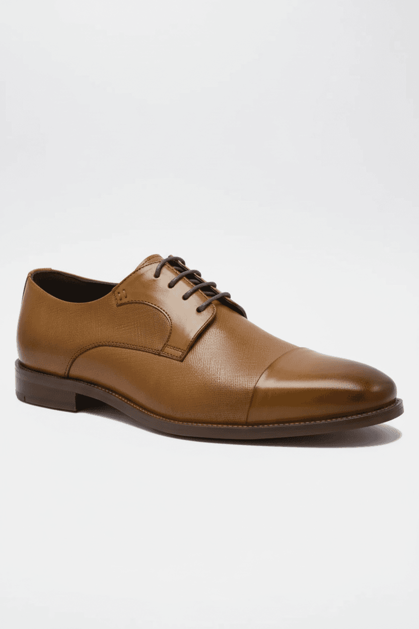 Schnürschuh strukturiert gemustert