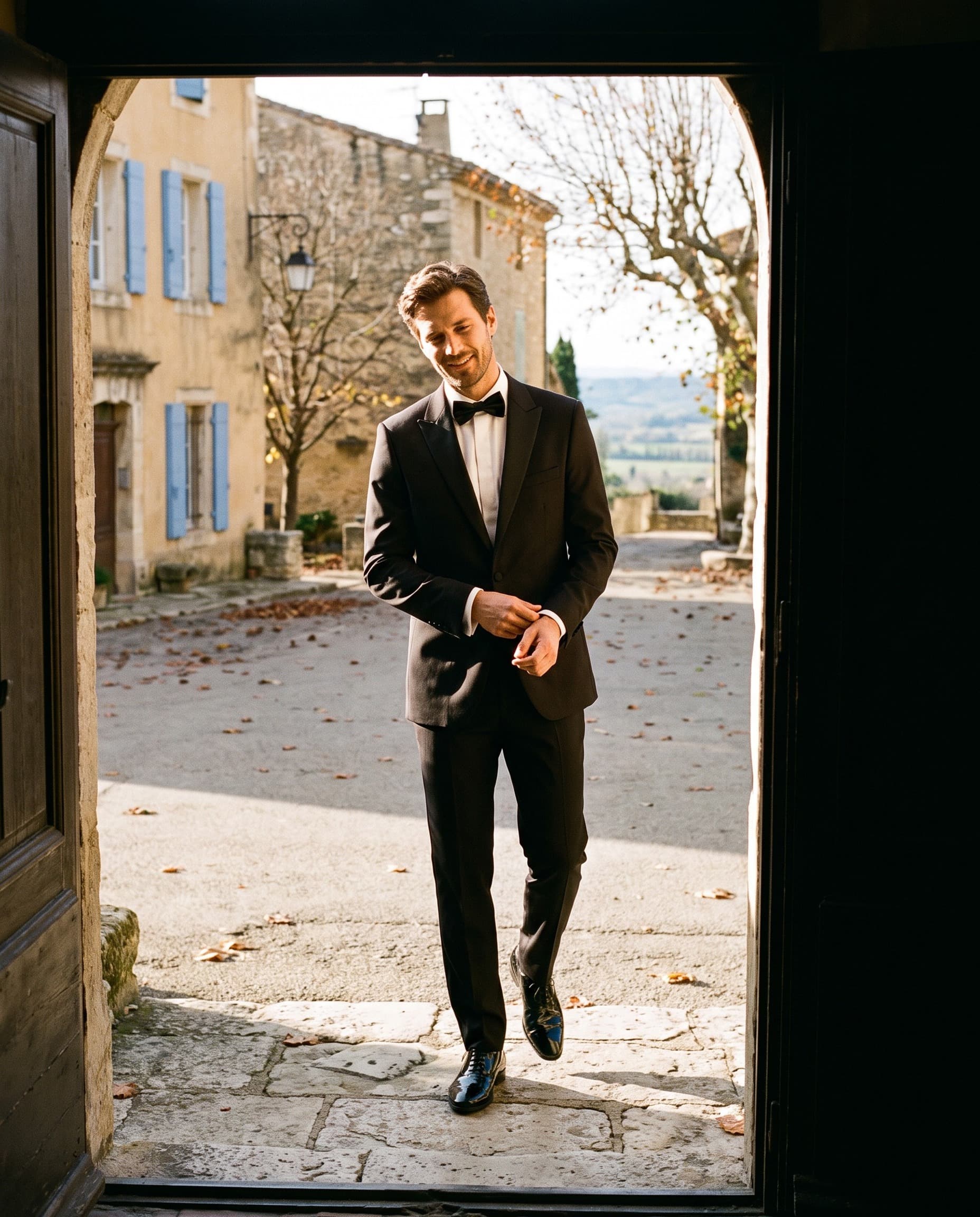 Dinner Jacket Peak Black — mood shot