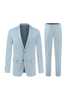 Pak 2-D wolmix ijs-blauw