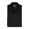 Smokingshirt kent studs zwart