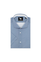 Blumfontain korte mouw blauw