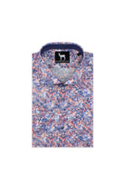 Blumfontain korte mouw blauw