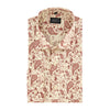 Overhemd print paisley wit-rood