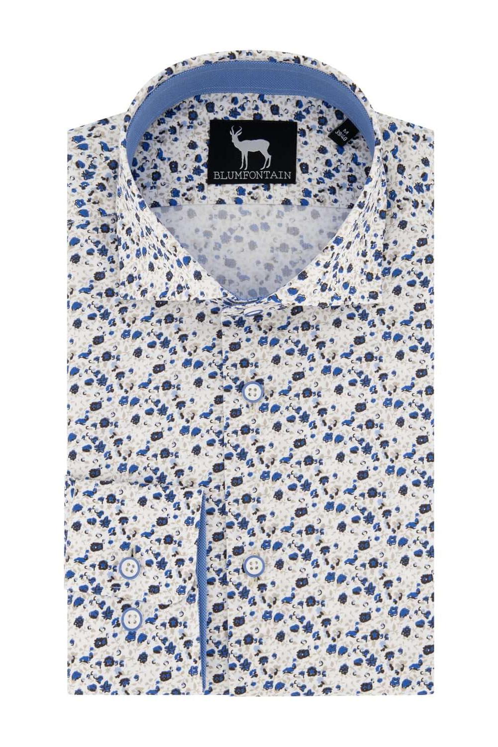 Blumfontain print bloem