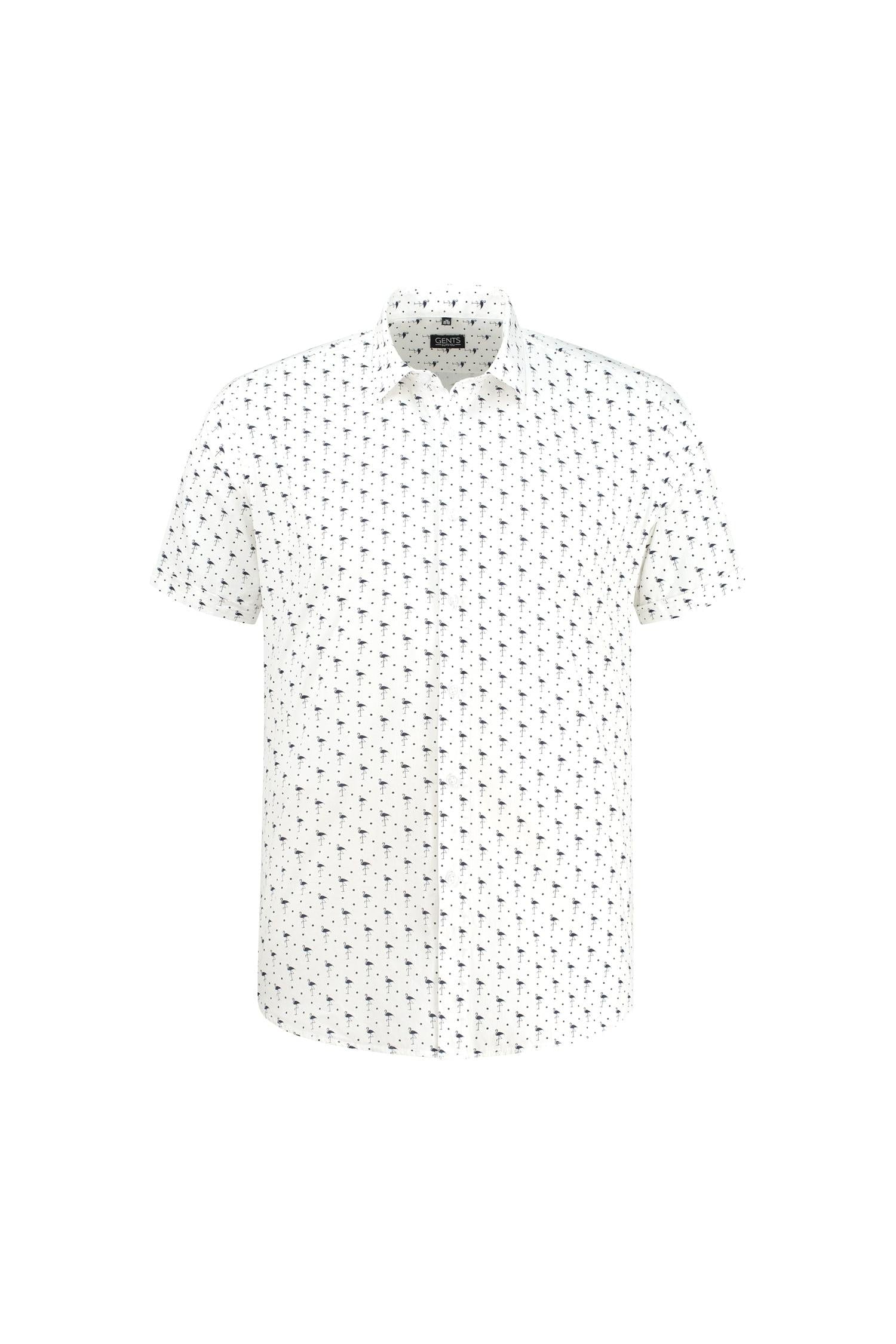 Korte mouw pelikaan blauw