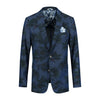 Colbert denim print blauw