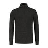 Trui halfzip groen grijs