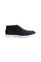 Loafer suede hoog blauw