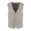 Gilet miniruit zand