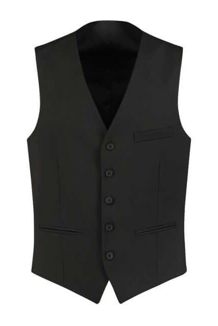 Gilet PV zwart MixMatch, stijlvol gilet met knopen en twee zakken, perfect voor elke gelegenheid.