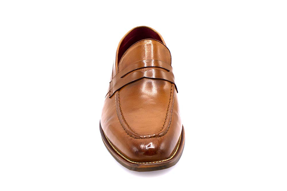 Loafer penny shoe cognac