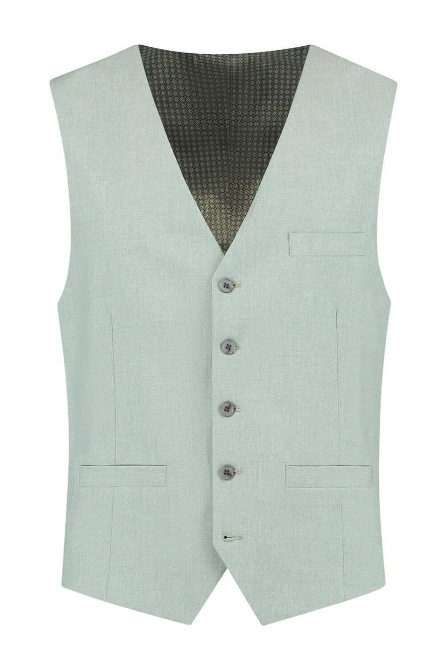 Gilet dusty groen