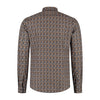 Bloemprint navy-bruin ML7