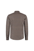 Bloemprint navy-bruin ML7