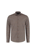 Bloemprint navy-bruin ML7