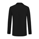 Colbert comfort stretch zwart MixMatch - achterkant van een zwart colbert met stretch en kreukbestendigheid.