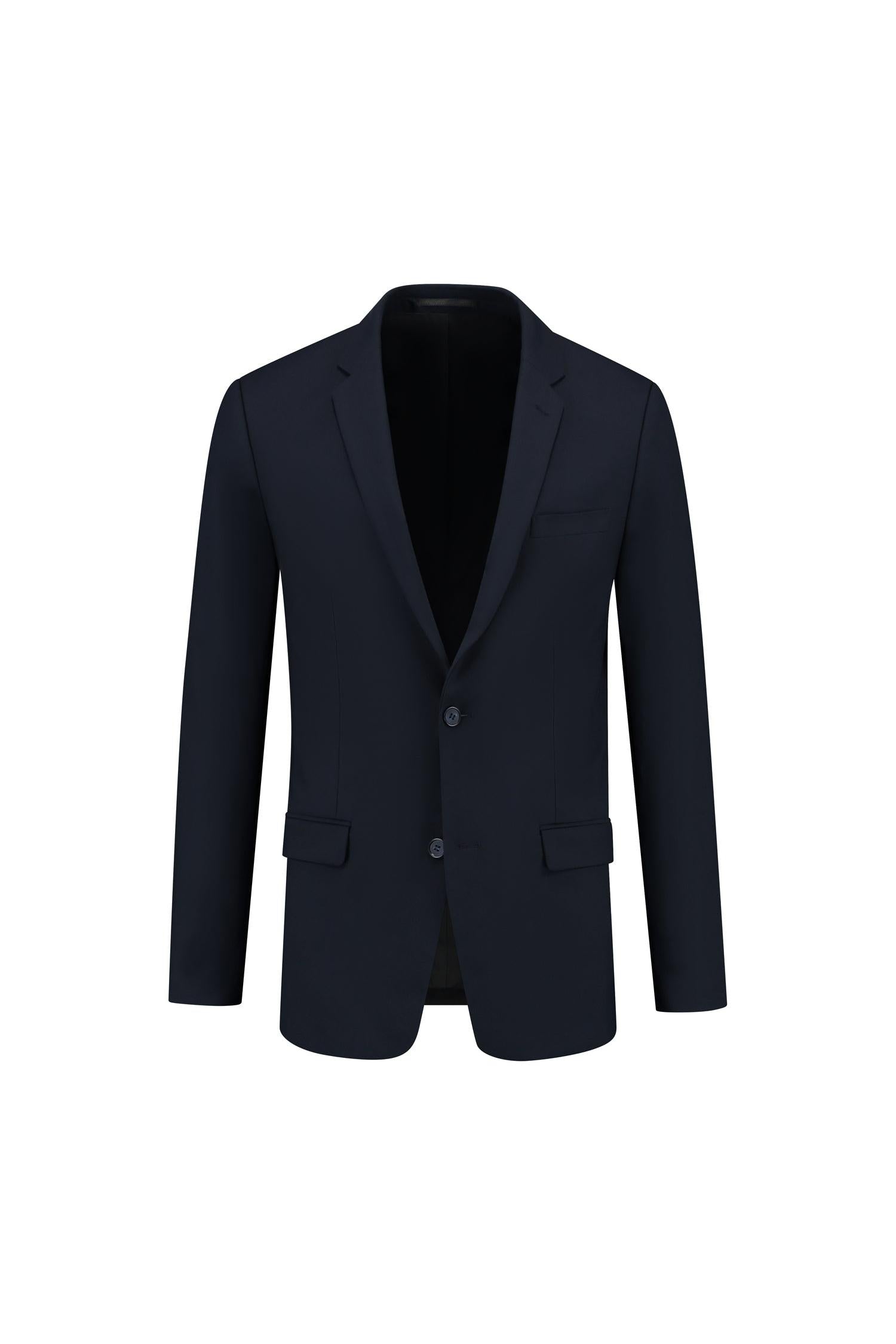Colbert comfort stretch blauw MixMatch in diepe blauwe toon met twee knopen, ideaal voor formele gelegenheden.
