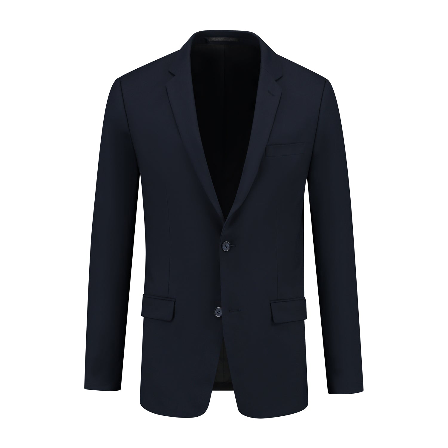 Colbert comfort stretch blauw MixMatch, diepe blauwe blazer met twee knopen voor een elegante look.