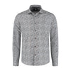 Overhemd Paisleyprint zwart-grijs
