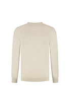 Trui V-hals softcotton zand