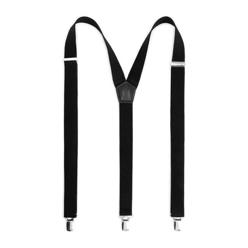 Bretels basis elastiek zwart, elastische bretels met verstelbaar bandensysteem voor dagelijks comfort.
