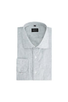 Overhemd linnenmix lichtgroen