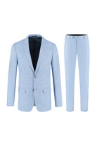 Pak linnenblend duifblauw