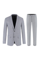 Pak linnenblend zilvergrijs