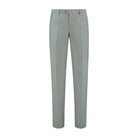 Pak 3-D blend amandelgroen pantalon voor formele gelegenheden.