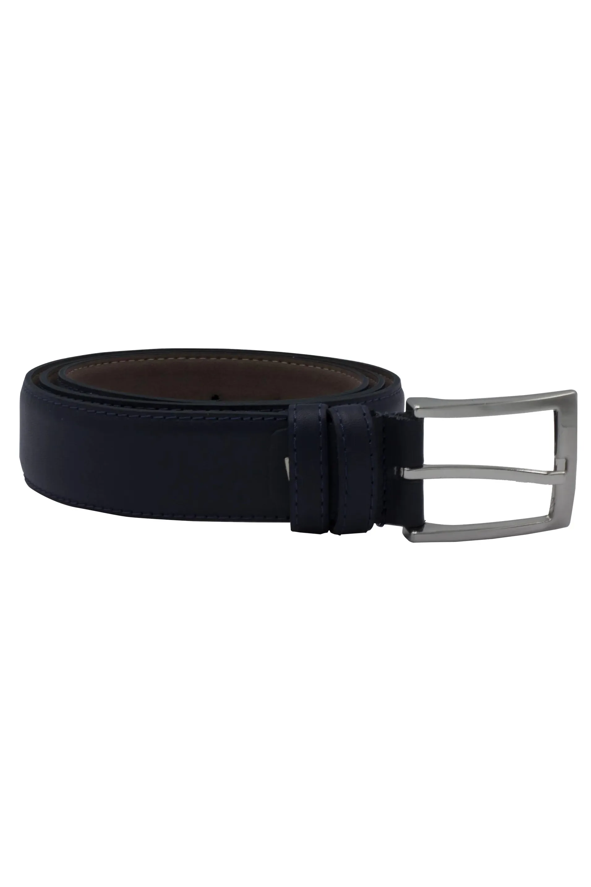 Riem NOS leder blauw