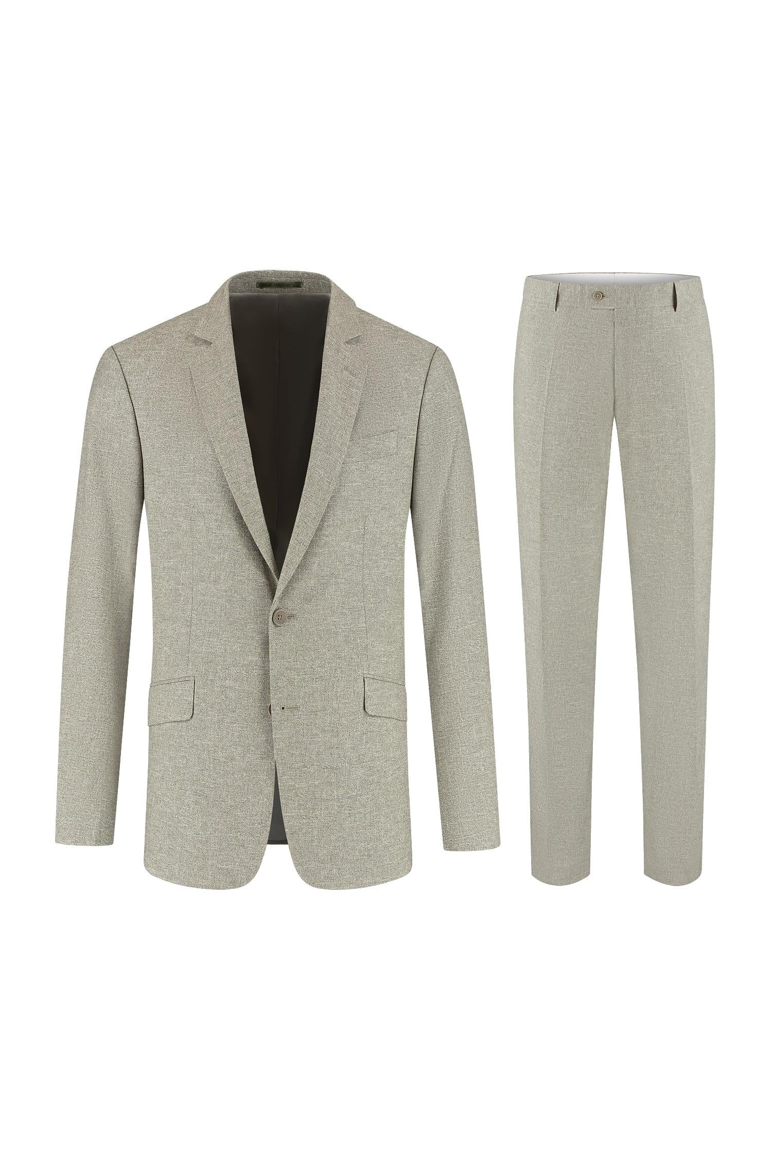 Pak linnen-katoen dauw-groen