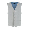 Gilet structuur lichtblauw