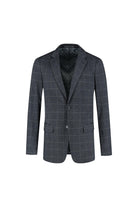 Pak stretch ruit blauw