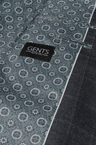 Pak stretch ruit blauw