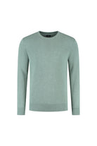 Ronde hals two-tone groen