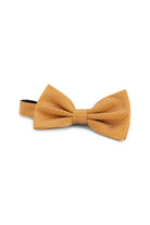 Strik zijde print stippel oranje