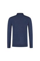 Trui polokraag blauw