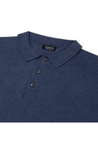 Trui polokraag blauw