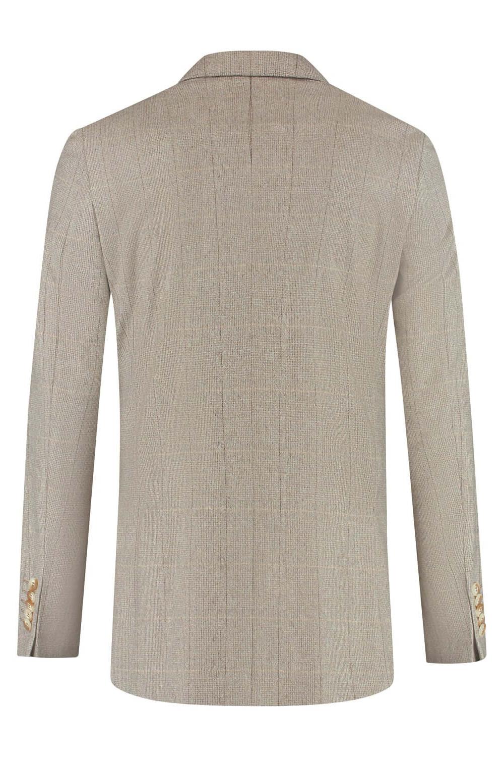 Pak 2-delig Glen plaid bruin