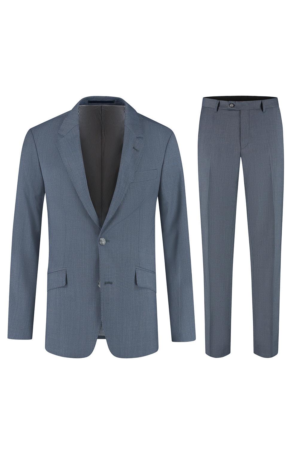 Pak 2-delig miniruit blauw-grijs