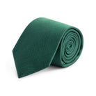 Stropdas zijde structuur groen, formele groene stropdas met zijde-achtige structuur.