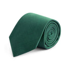 Stropdas zijde structuur groen, groene stropdas met zijde-achtige structuur voor formele gelegenheden.